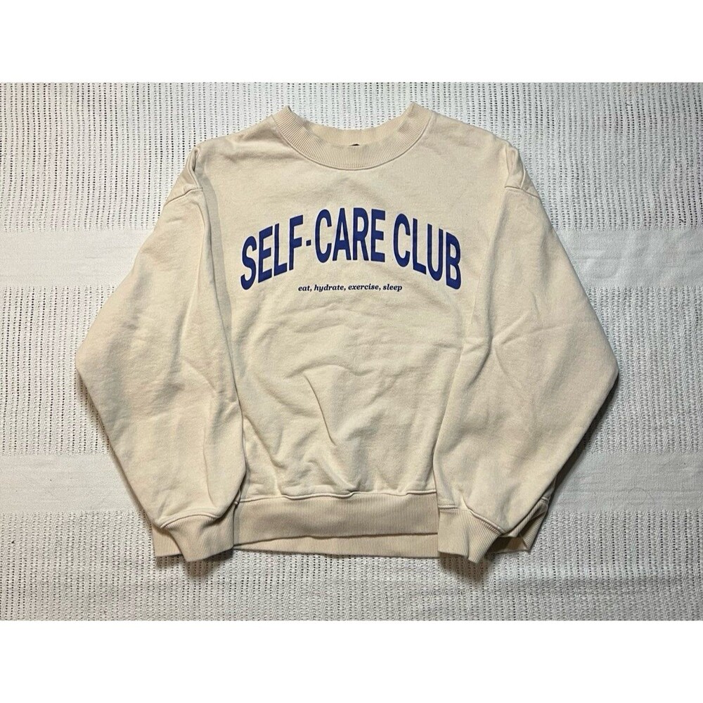 h&m self care club sweater